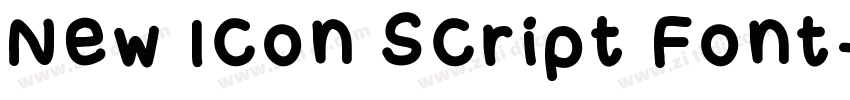 New Icon Script Font字体转换